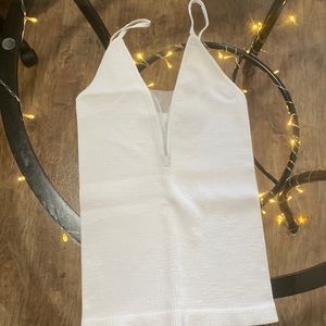 X/S S NWT Free People Intimately White Sheer V Cami